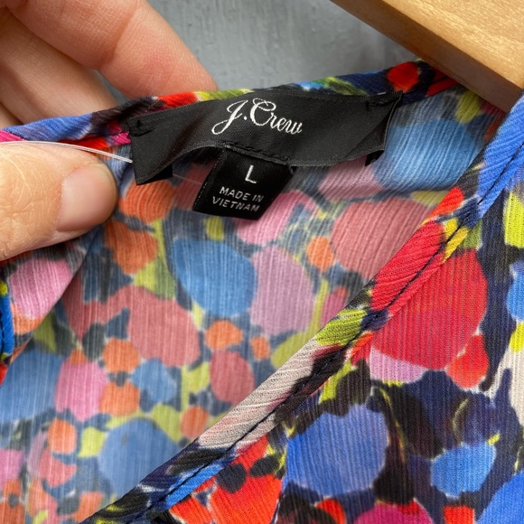 J. Crew Glendale Dress Old Floral, BNWT, size Large - Picture 15 of 16